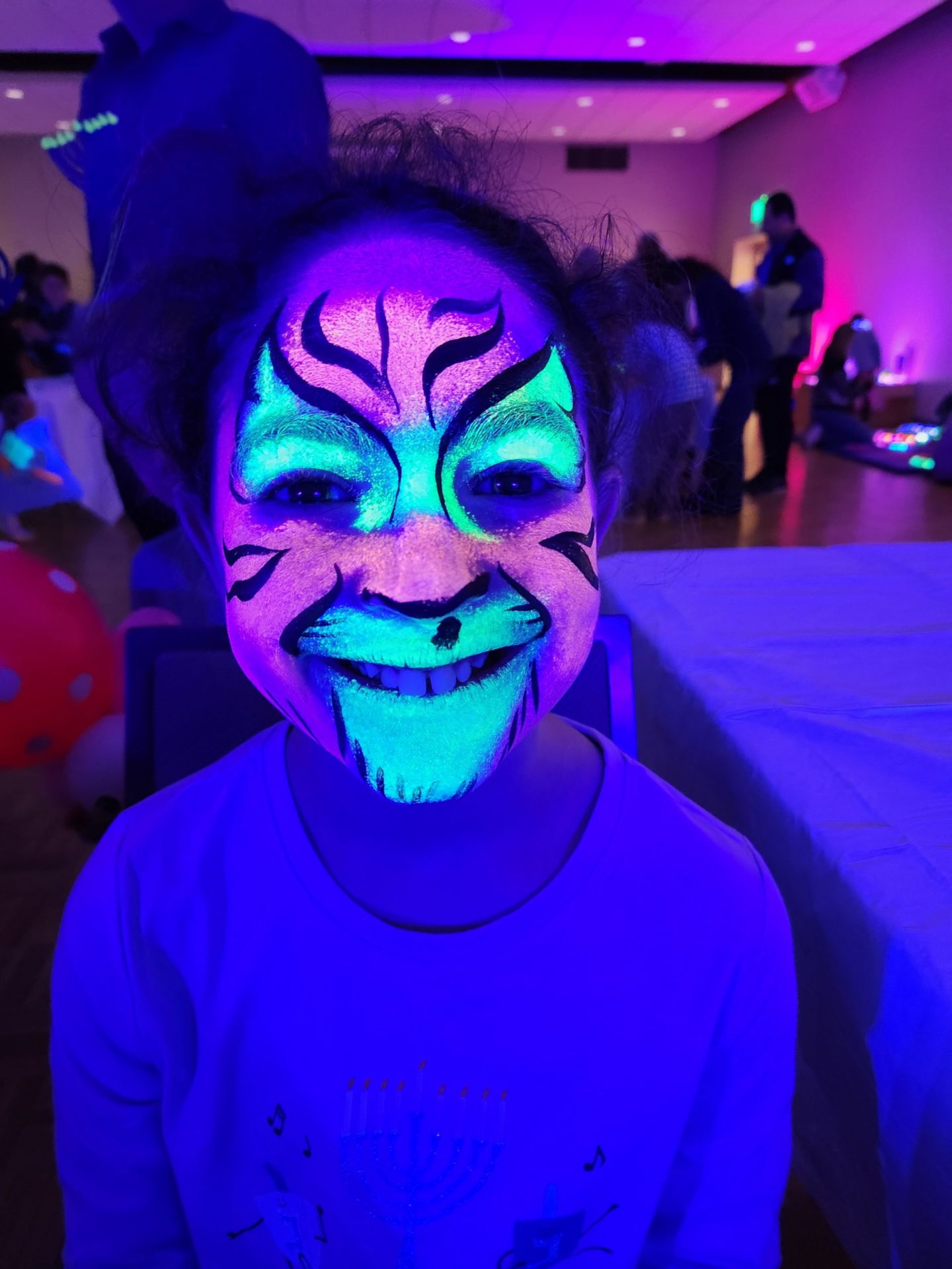 UV Glow Face Painting  Kaleidoscope Artistic Entertainment